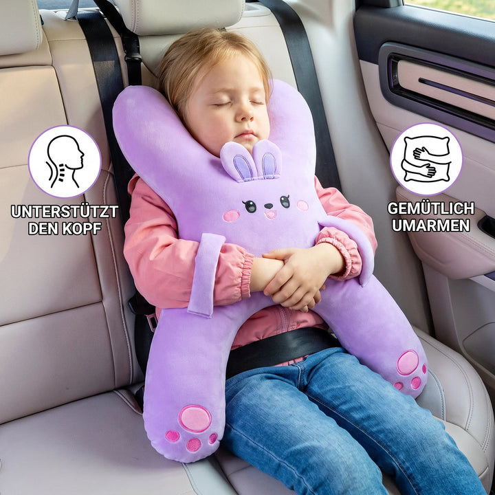 ReiseKuschel™ Kinder-Reisekissen mit Kopfstütze