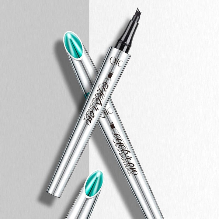 BrowSculpt™ – Wasserdichter 3D-Augenbrauenstift mit vierfacher Gabelspitze für präzises Styling [50% Rabatt]