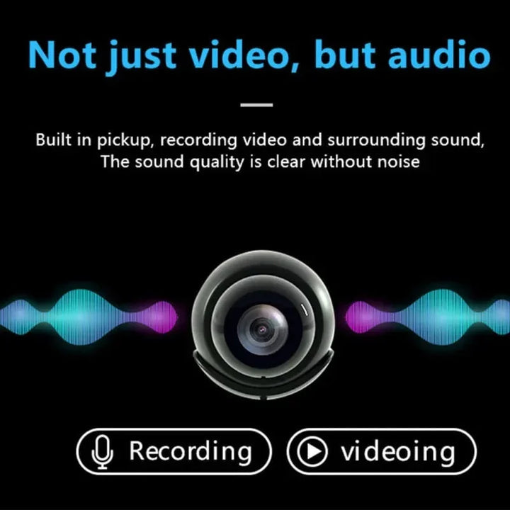 Mini Überwachungskamera | Drahtlos & WLAN | 1080p HD | Nachtsicht & Bewegungserkennung