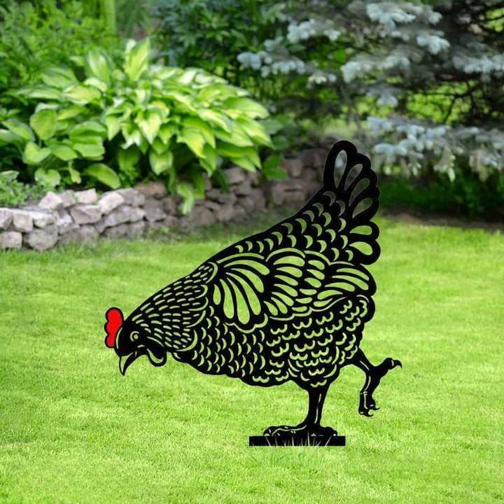 50% RABATT | HappyChicken - Hühner-Gartendekoration - Satz von 5 [Letzter Tag Rabatt]