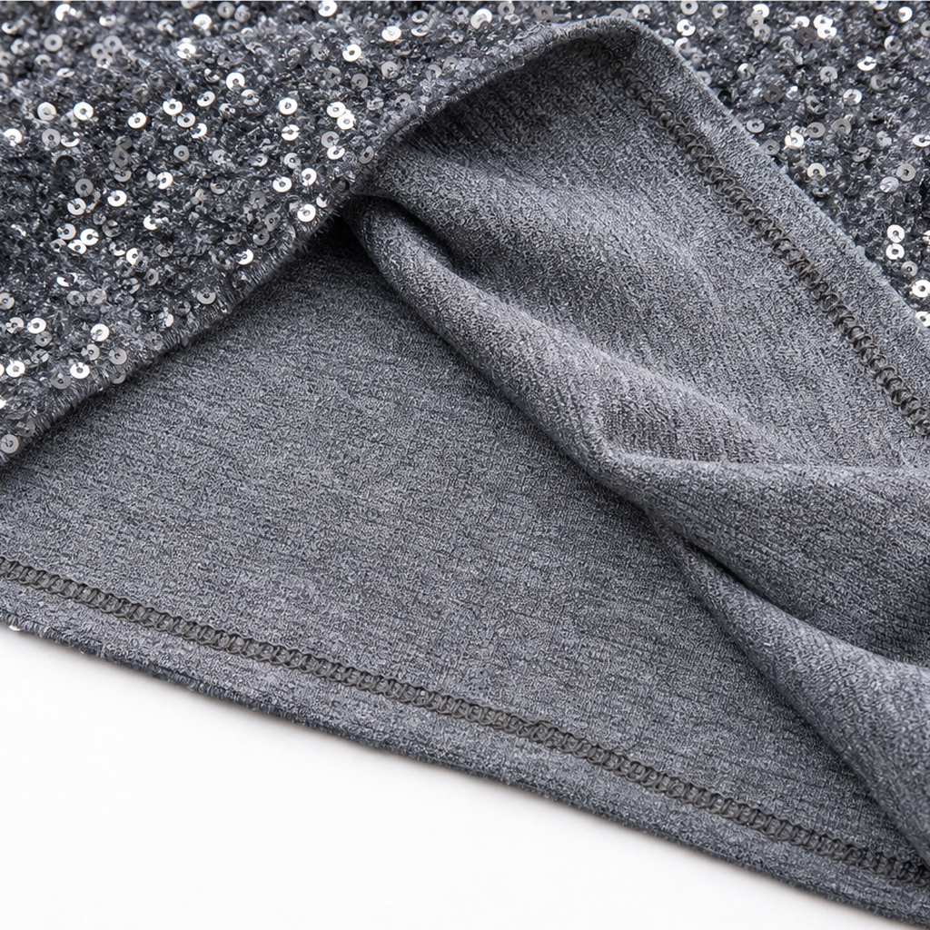 GlanzBein™ Weite Hose mit Pailletten