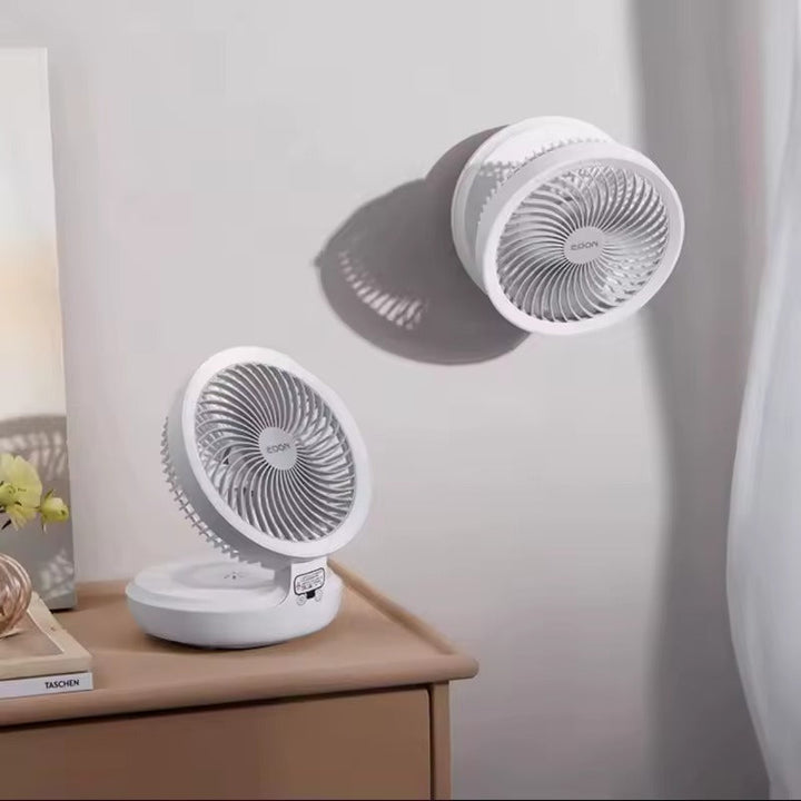 2-in-1 Ventilator für Wand & Tisch – Leise, platzsparend & leistungsstark