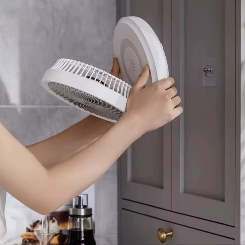 2-in-1 Ventilator für Wand & Tisch – Leise, platzsparend & leistungsstark