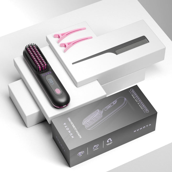 FLOWN (ehemals Numoya Portable Straightener Brush) – GoBrush PRO