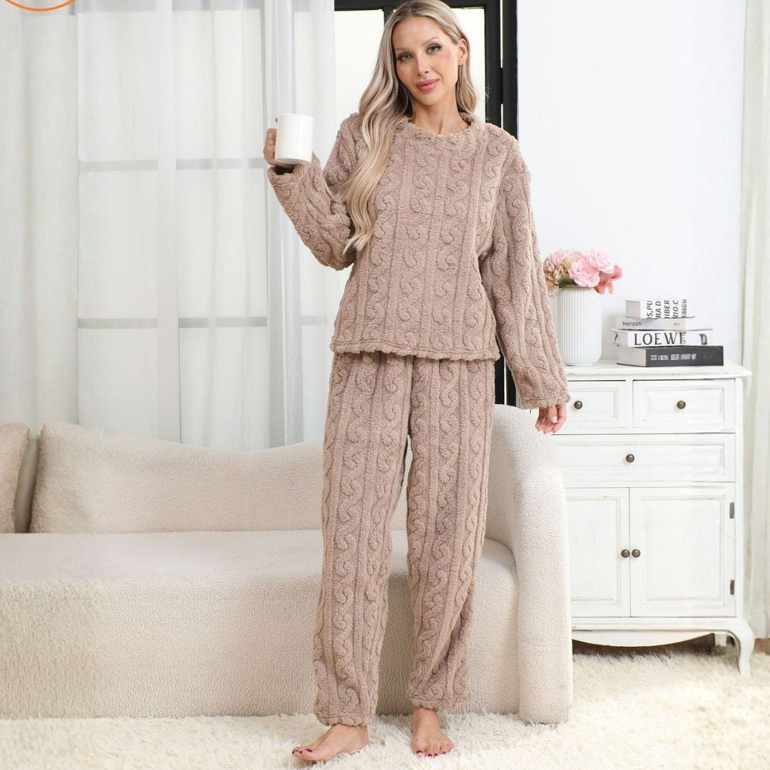 FlauschTraum™ Kuscheliges Damen-Pyjama-Set aus Fleece