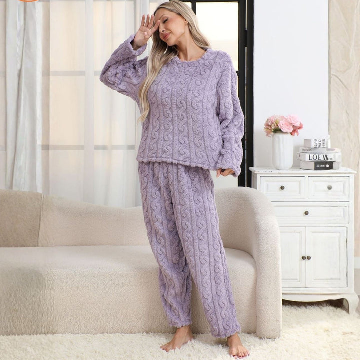 FlauschTraum™ Kuscheliges Damen-Pyjama-Set aus Fleece