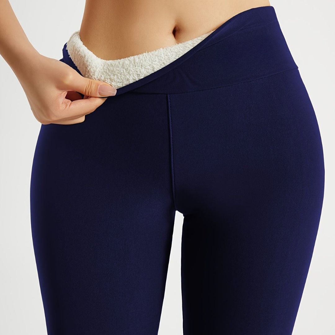 Thermo Leggings Damen | Gefütterte Thermohose | Warme Leggings für Winter | CozyLine