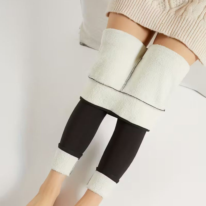 Thermo Leggings Damen | Gefütterte Thermohose | Warme Leggings für Winter | CozyLine