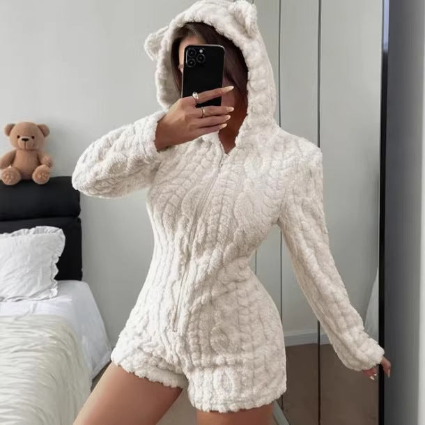 KuschelBär™ Flauschige Damen-Nachtwäsche für gemütliche Stunden