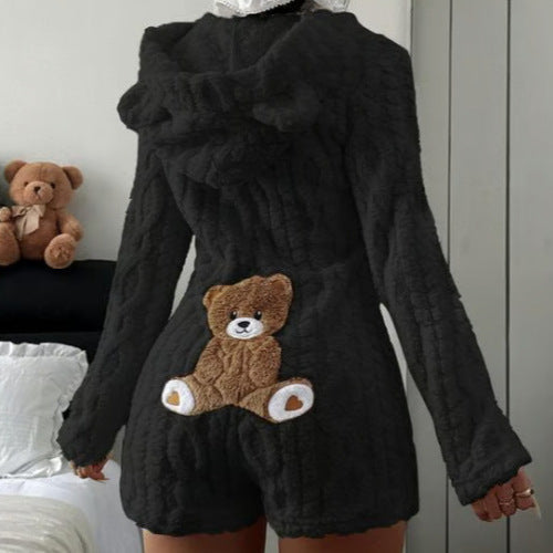 KuschelBär™ Flauschige Damen-Nachtwäsche für gemütliche Stunden
