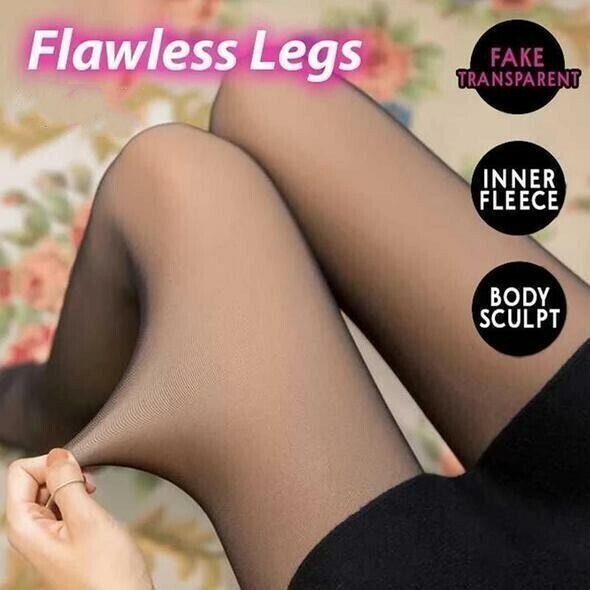 PerfekteStrumpfhose™ Makellose elastische Strumpfhose mit warmer Abdeckung