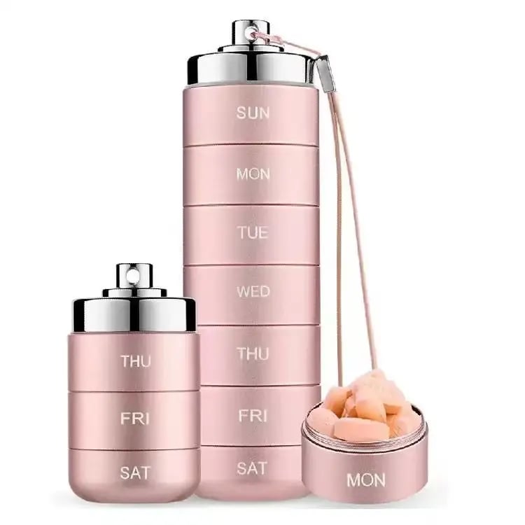 Pilloria™ Modularer 7-Tage-Pillenorganizer für unterwegs