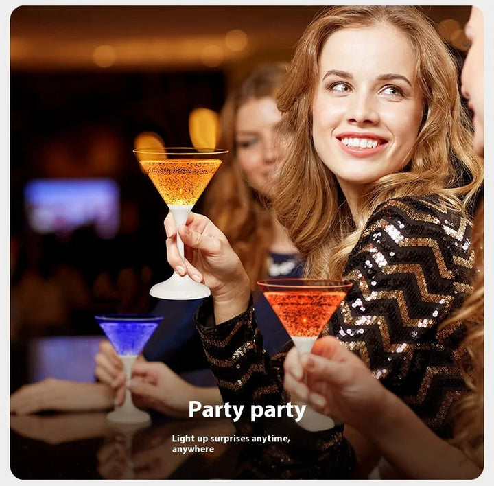 GlasGlo™ - LED-Lichtweingläser