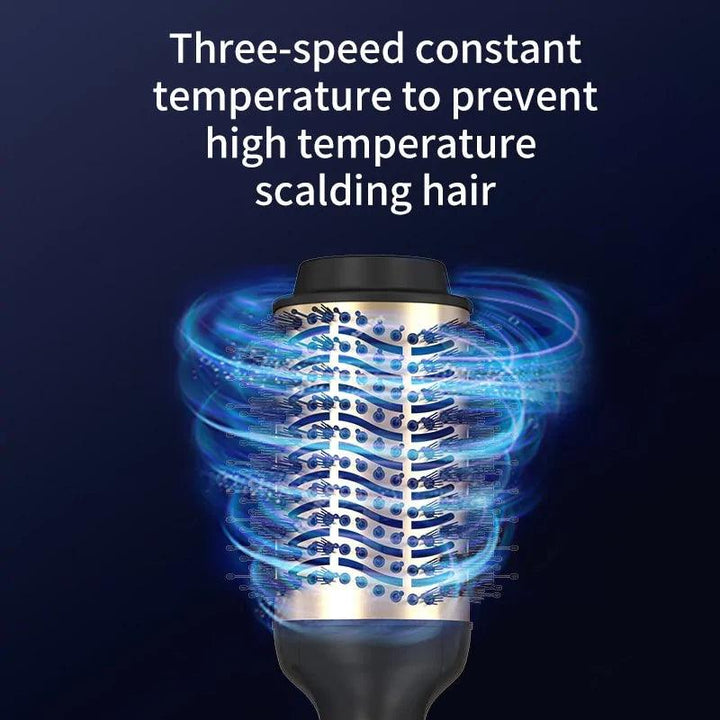 Drehbare Haartrockner-Bürste | 2-in-1 Styling & Volumen | 360° Rotation & Ionentechnologie