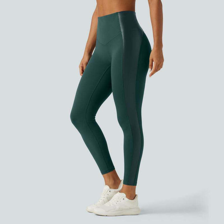 FokusForm™ Formende PU-Leder-Leggings