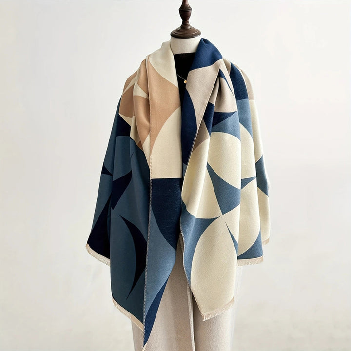 Damen Poncho | Moderner Winterschal | Lunessa