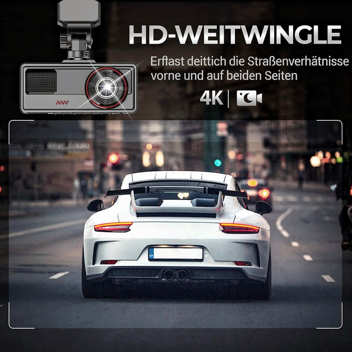 Dashcam für Auto vorne und hinten | Rückfahrkamera zum Nachrüsten | Auto Kamera | FahrCam