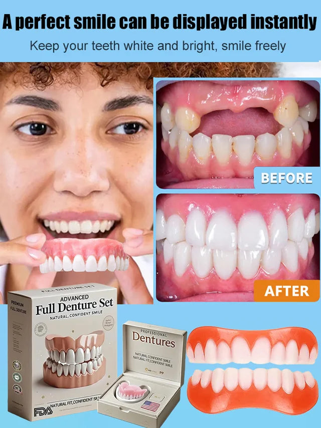 Zahnprothese™ – Natürliches Lächeln, bequeme Passform & wiederverwendbar [50 % Rabatt]