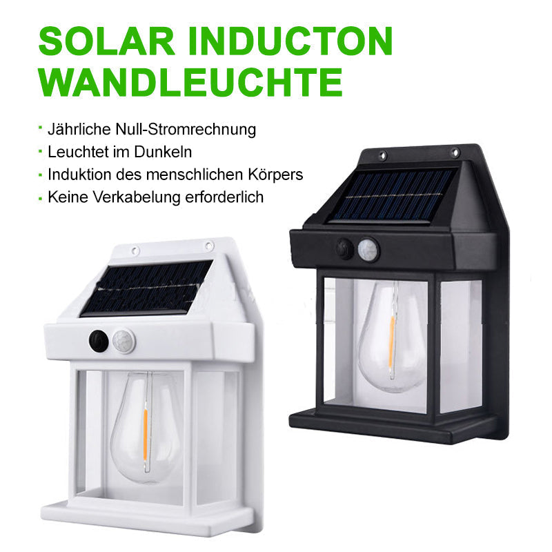 1+1 Gratis | Solar Wolfram Wandleuchte für den Außenbereich