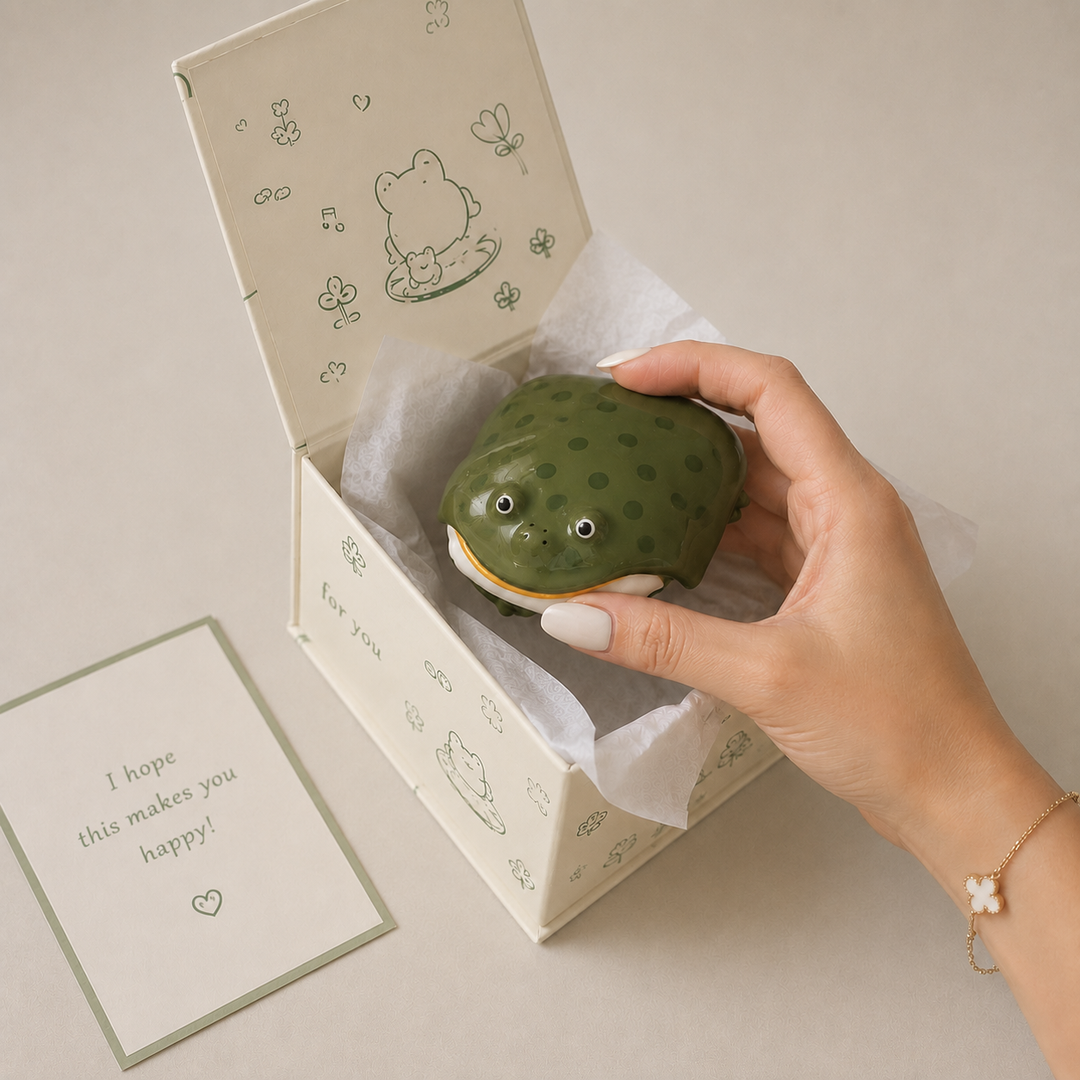FroschHülle™ 3D-Kopfhörerhülle im Froschdesign