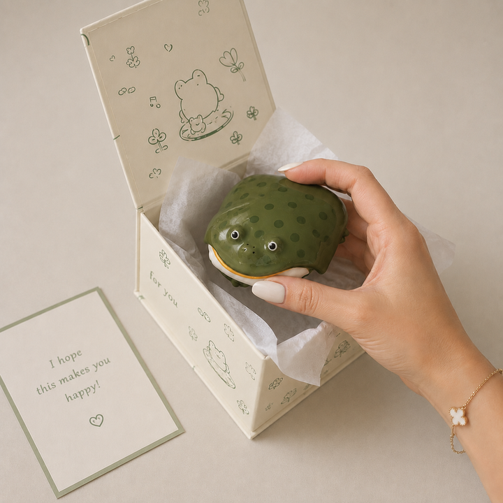 FroschHülle™ 3D-Kopfhörerhülle im Froschdesign