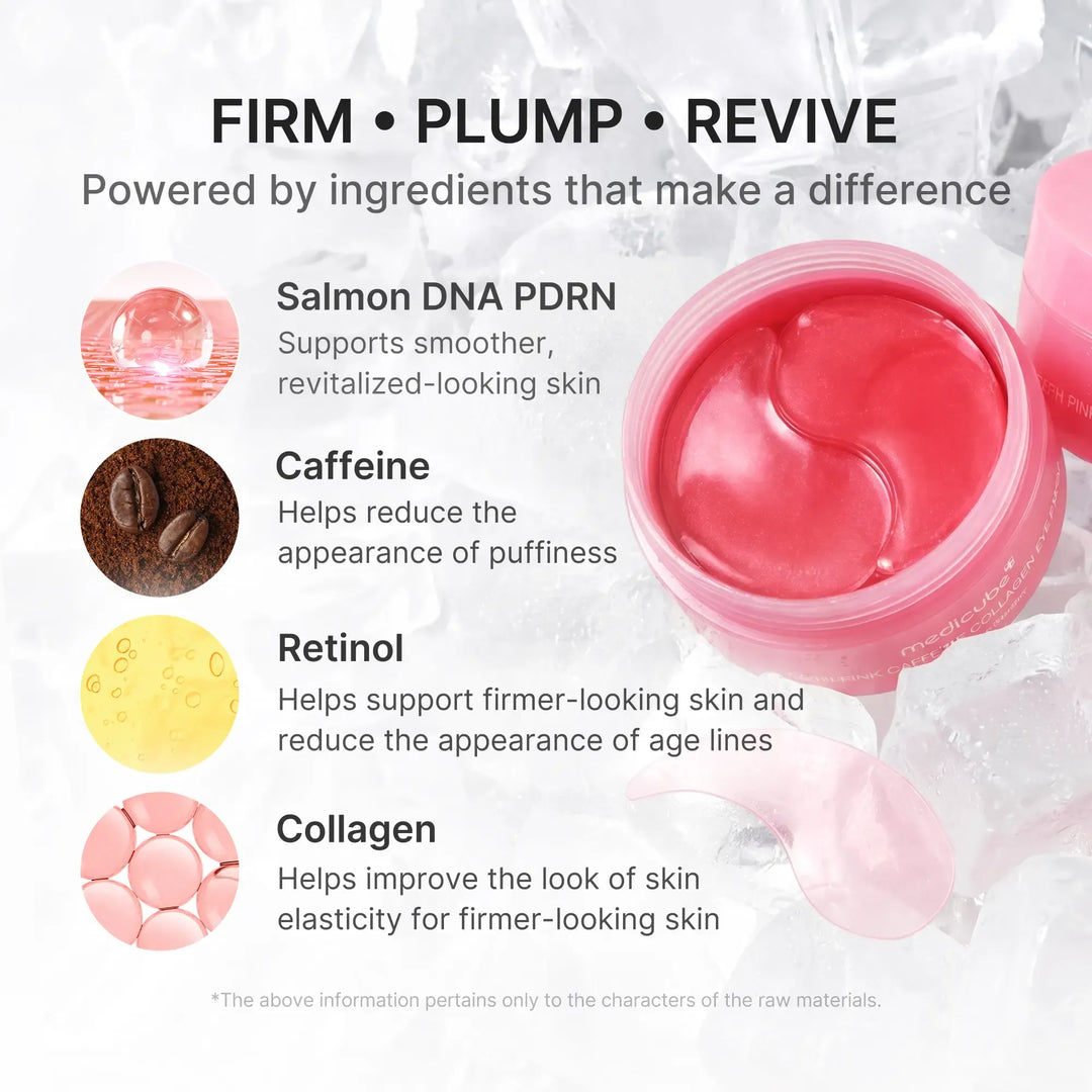 🔥 PDRN Pink Caffeine Collagen Augenpads + PDRN Pink Collagen Volume Multi Balm