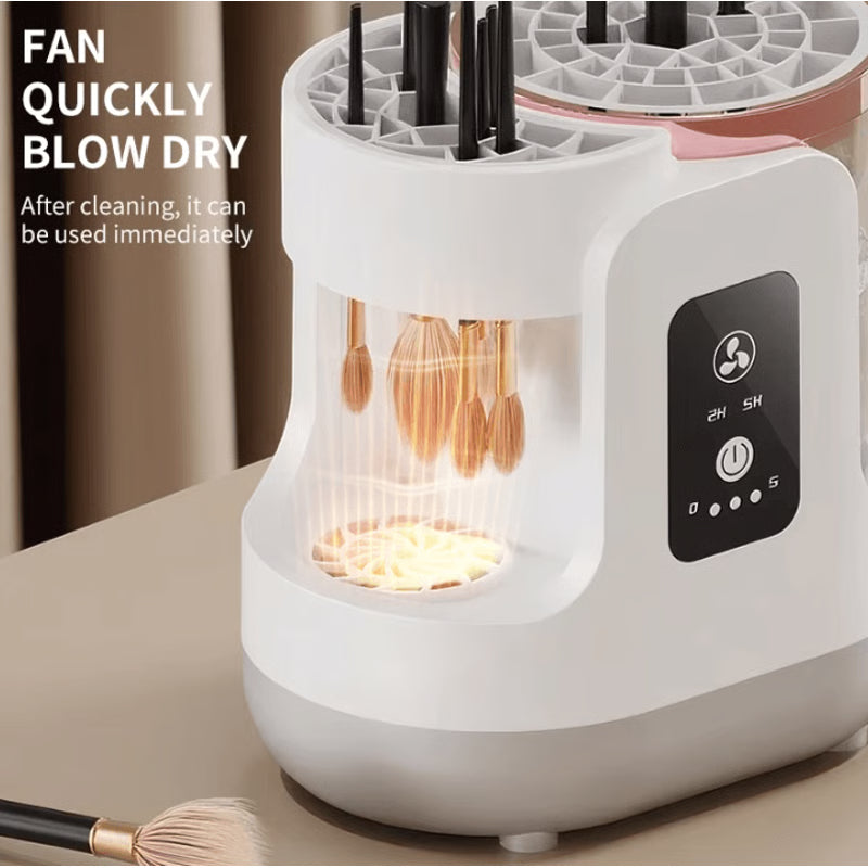 PinselGlanz™ Elektrische Reinigungsstation für Make-up-Pinsel