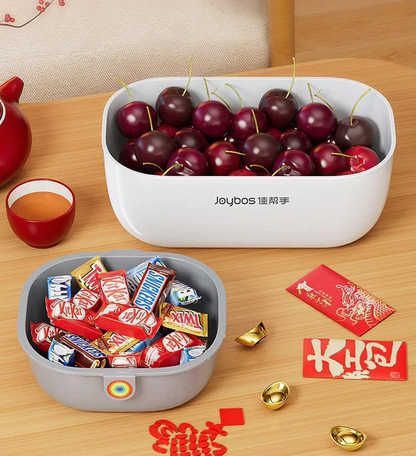 Snackschale mit Abfallbehälter | 2-in-1 Doppelschale für Nüsse & Snacks | SnackNest