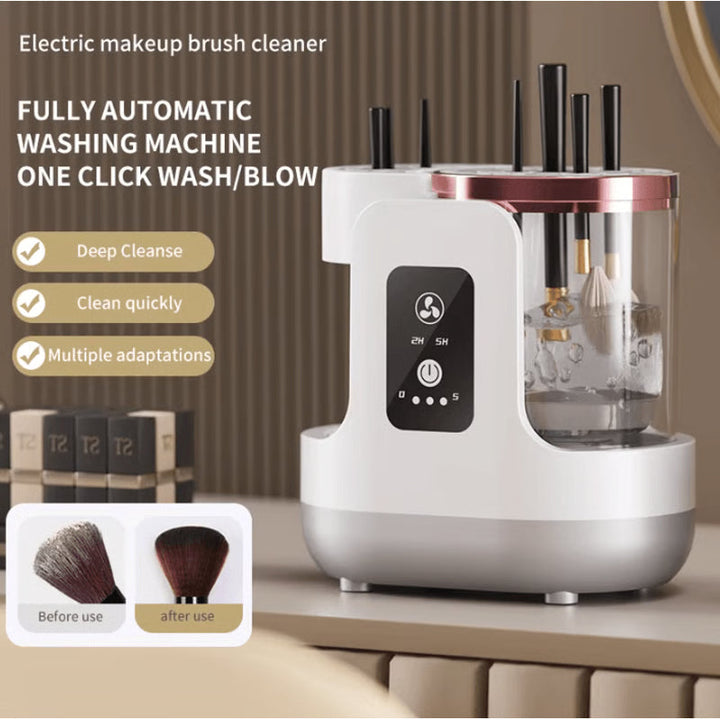 PinselGlanz™ Elektrische Reinigungsstation für Make-up-Pinsel