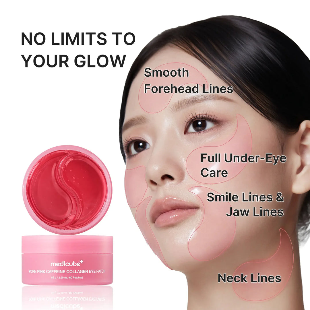 🔥 PDRN Pink Caffeine Collagen Augenpads + PDRN Pink Collagen Volume Multi Balm