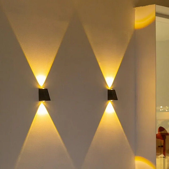 SunAura™ Kabellose Solar-LED-Wandleuchten | IP65 Wasserdicht | Automatische Beleuchtung für Garten & Terrasse