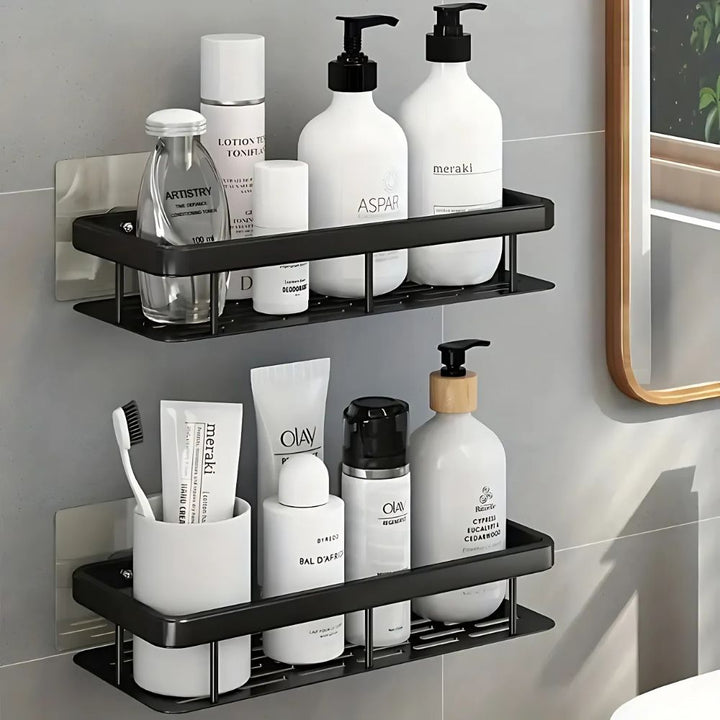 Duschablage ohne Bohren | Duschregal | Shampoo halter für Dusche | Ablux