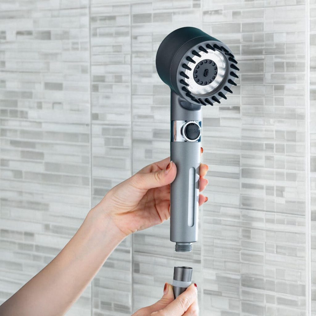 Duschkopf mit Filter & 3 Modi | Wassersparender Duschkopf | WasserLux