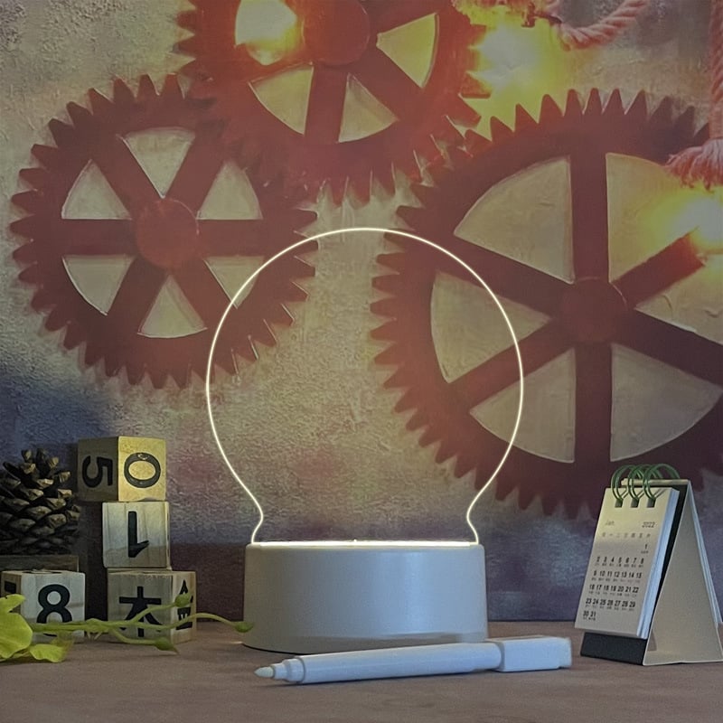 GlowNote™ - Hinweistafel Kreative LED Nachtlicht