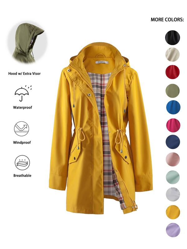 RegenSchild™ Eleganter, wetterfester Outdoor-Mantel