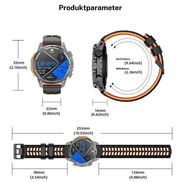 HD-Smartwatch für Männer