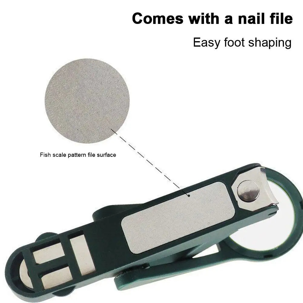 VisiClip™ – Kompakter Nagelknipser mit Lupe für präzise und mühelose Pflege [50 % Rabatt]