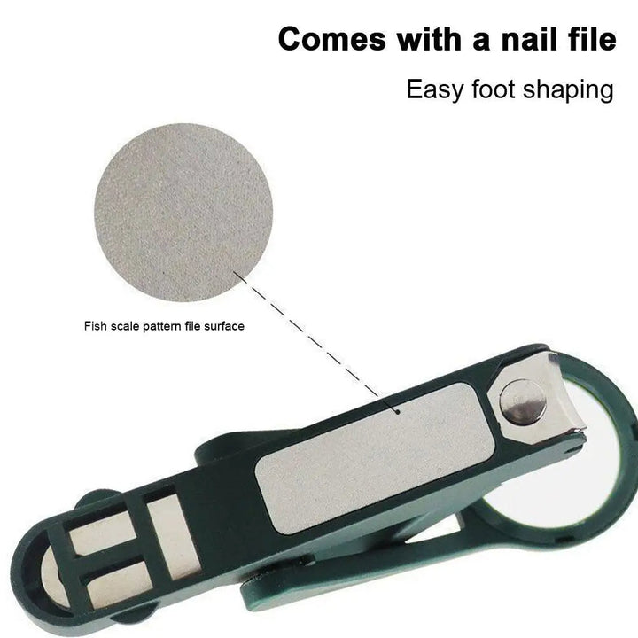VisiClip™ – Kompakter Nagelknipser mit Lupe für präzise und mühelose Pflege [50 % Rabatt]