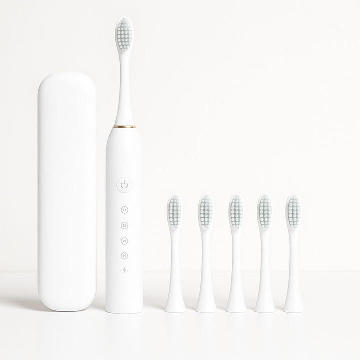 Elektrische Zahnbürste mit 6 Reinigungsmodi | Ultraschall Zahnbürste für Erwachsene & Kinder | ZahnKlar