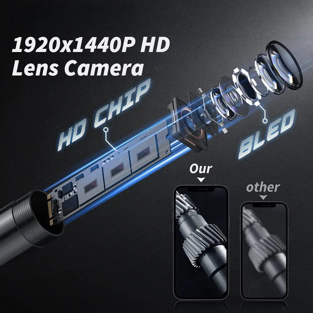 Endoskop mit Kamera | Inspektionskamera für Handy mit 5 m Kabel | IntraView