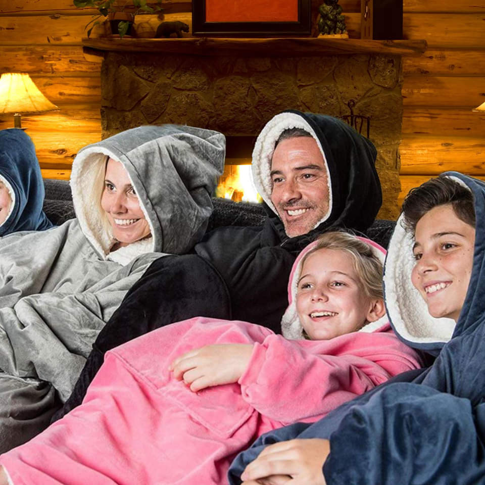 WärmeWolke™ Kuscheliger Oversize-Hoodie aus Sherpa-Fleece