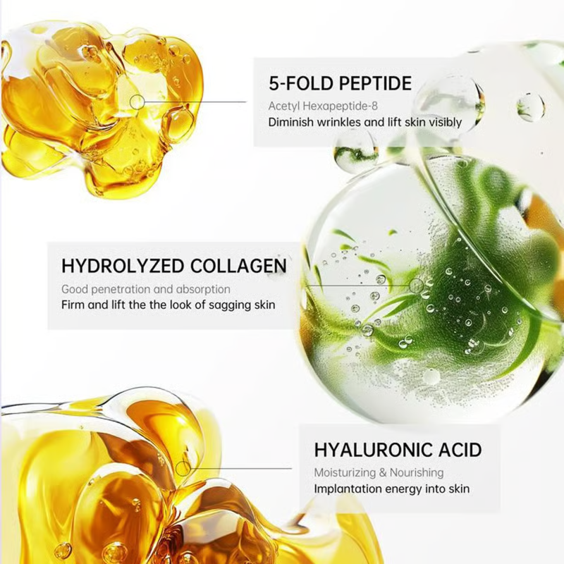 Nackencreme mit Rollenmassage 🧴 Kollagen & Hyaluronsäure | Strafft den Hals, reduziert Falten & Doppelkinn