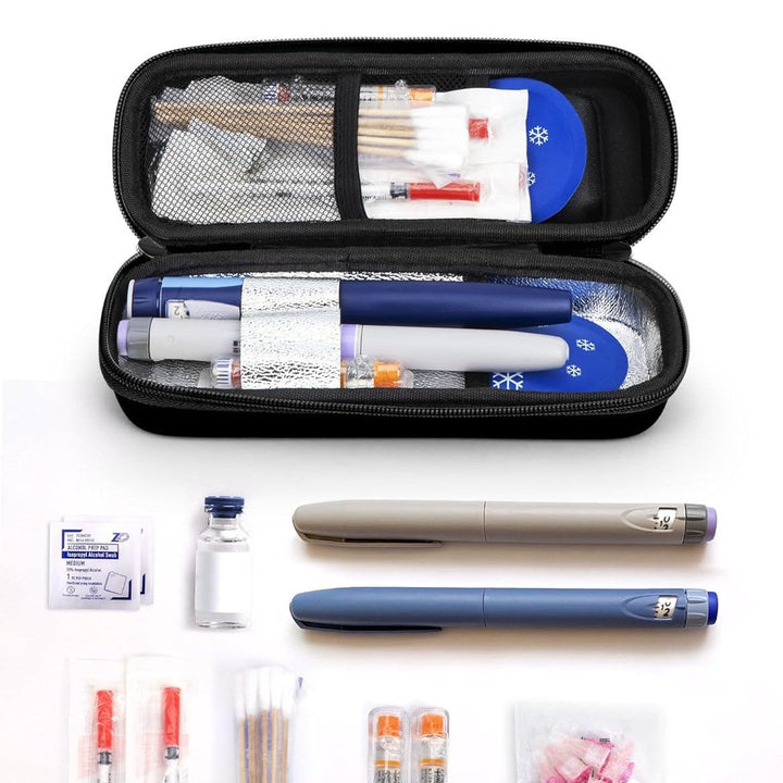 PeptidFrost™ Tragbare Kühltasche für Peptide mit Temperaturanzeige