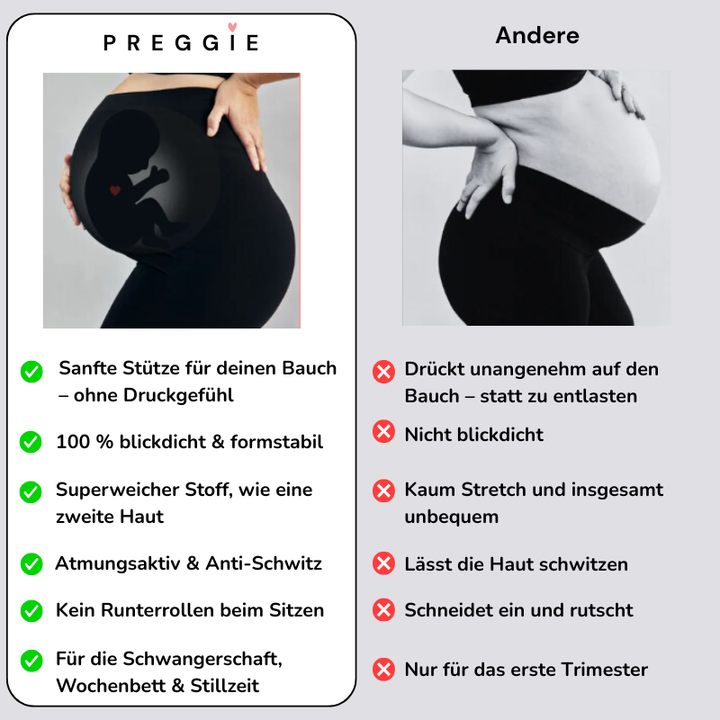 Umstandsleggings sorgen zu jeder Jahreszeit für ein angenehmes Tragegefühl