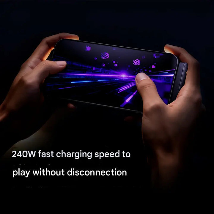 2-in-1 Unsichtbarer Handyhalter mit Ladekabel | 240W Superschnelles Laden