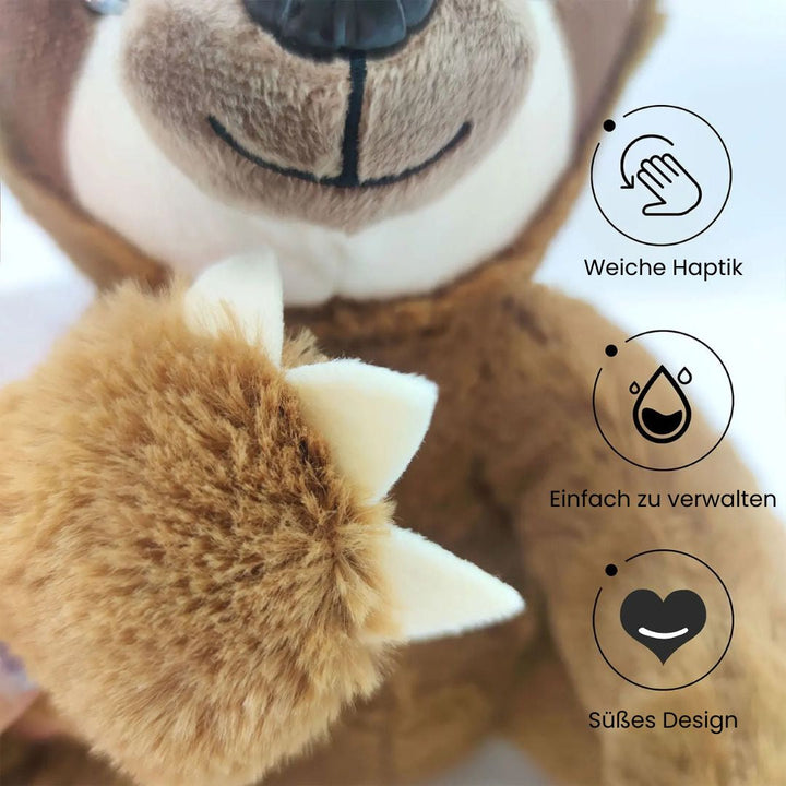 Faultier Kuscheltier | Süßes Plüschtier für Babys & Kinder | KuschelFauli