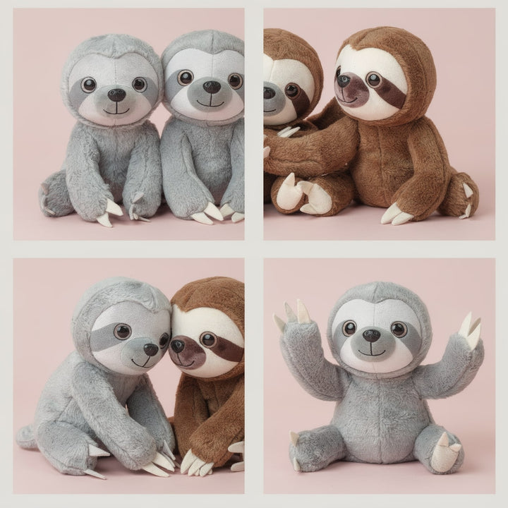 Faultier Kuscheltier | Süßes Plüschtier für Babys & Kinder | KuschelFauli