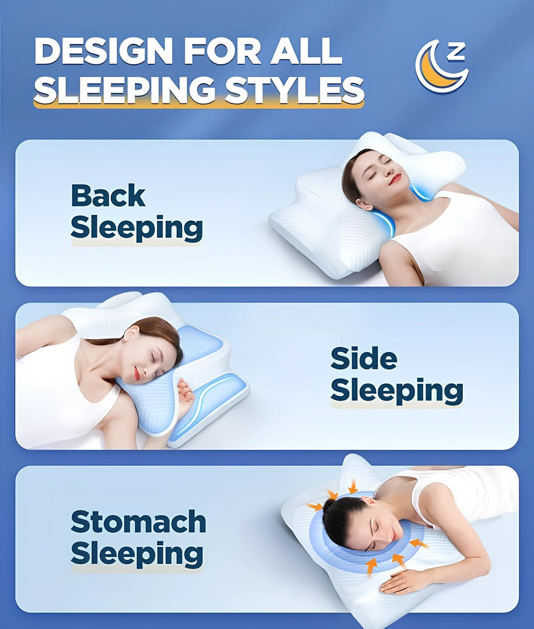 CozyRest® Nackenkissen aus Memory-Schaum