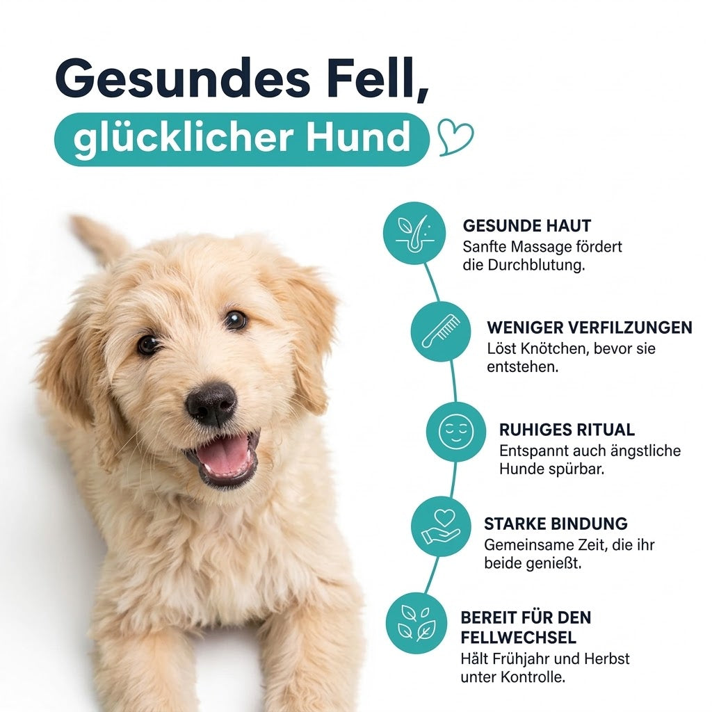 FurGlow™ Sanfte Pflege- und Massagebürste für Haustiere