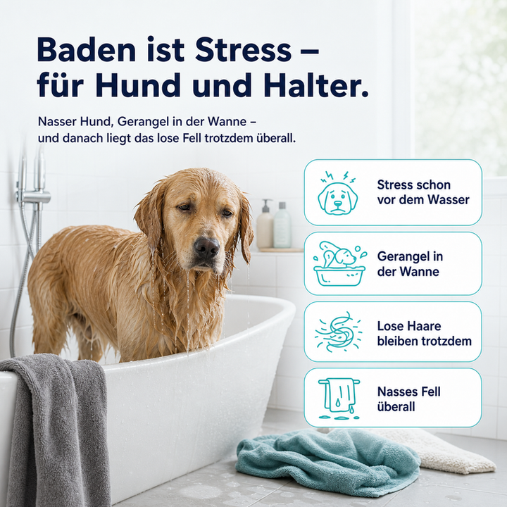 FurGlow™ Sanfte Pflege- und Massagebürste für Haustiere